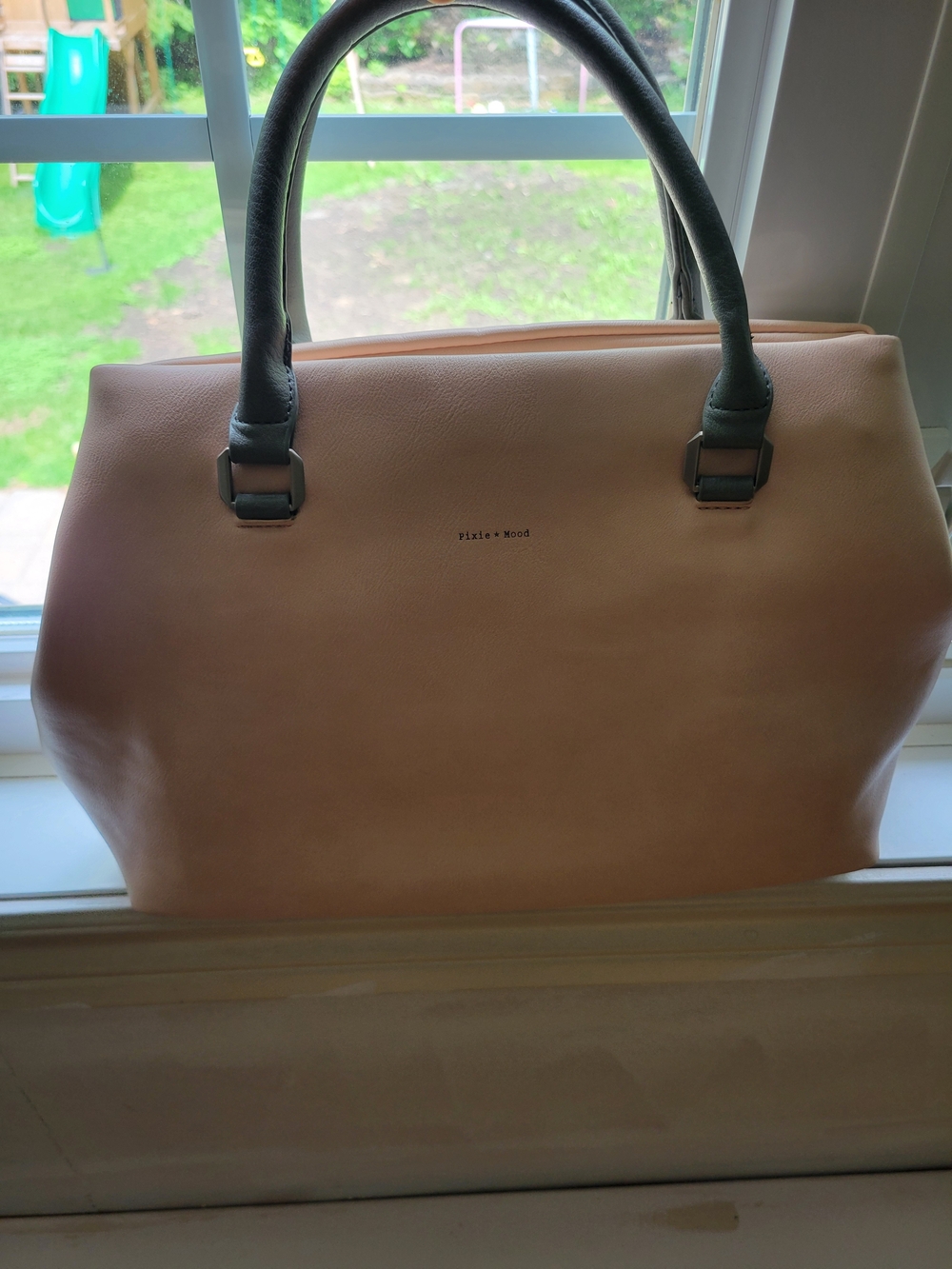 Pixie Mood Blush Tote with Black Handles